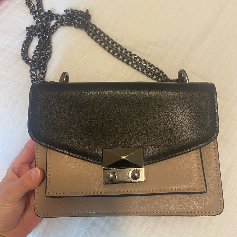 Two Tone small chain purse